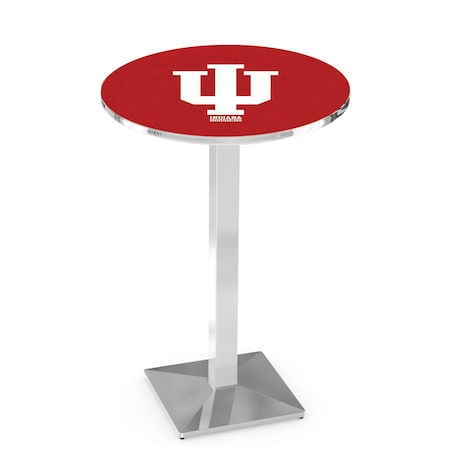 Holland Bar Stool Co 36" Chrome Indiana Pub Table L217C3628IndnaU